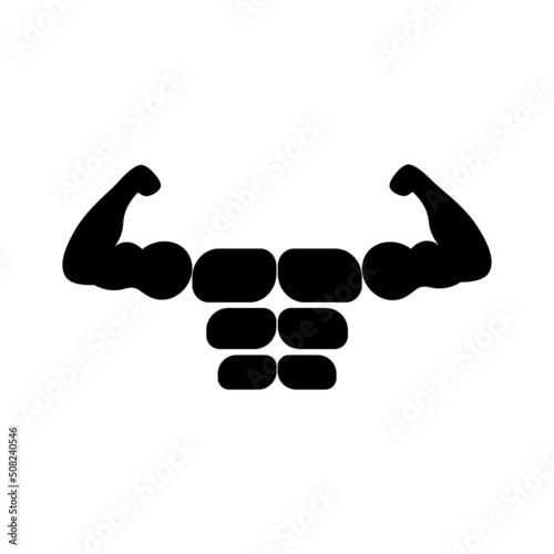 Six pack icon logo free vector