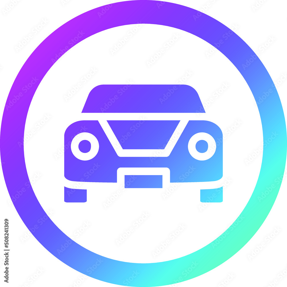 Obraz premium Car traffic Vector Icon Design Illustration