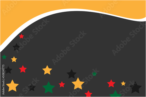 Juneteenth Freedom Day, Abstract background vector illustration