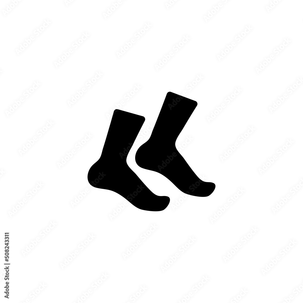 Socks icon logo free vector design Socks icon logo free vector design