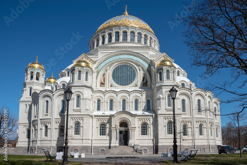 The Naval cathedral of Saint Nicholas in Kronstadt 