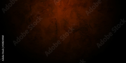 Backdrop grunge halloween background with blood splash space on wall texture. Crimson colored abstract wall background with textures of different shades of crimson.