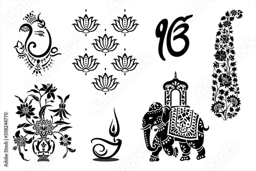 traditional Hindu icons , cultural heritage , India , Asia	