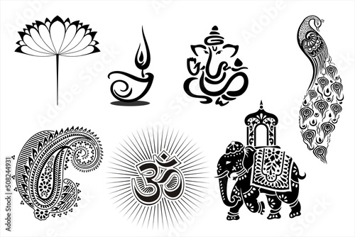 traditional Hindu icons , cultural heritage , India , Asia	