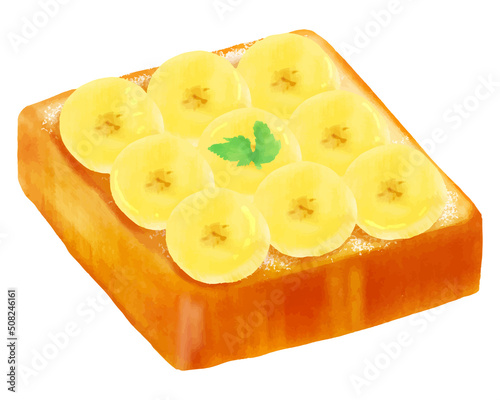 バナナトースト
