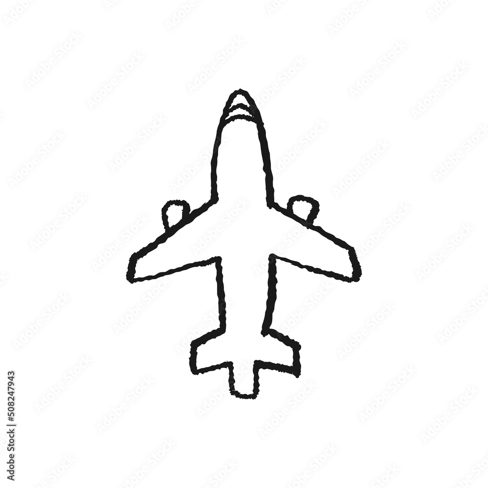 Airplane simple sketch Airplane simple sketch
