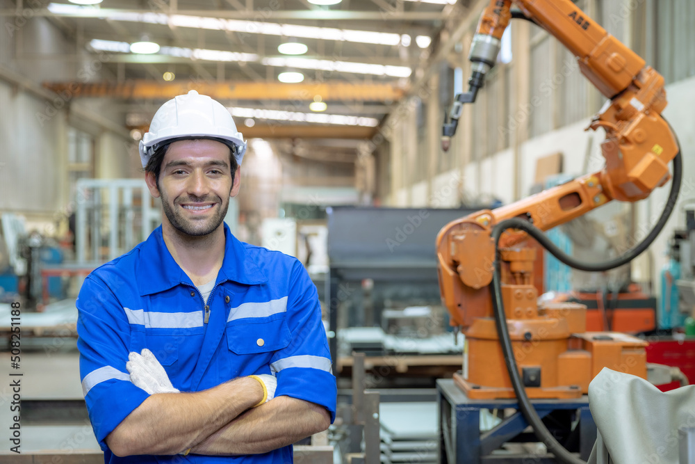Professional industry engineer worker wearing uniform. Professional industry engineer worker wearing uniform.