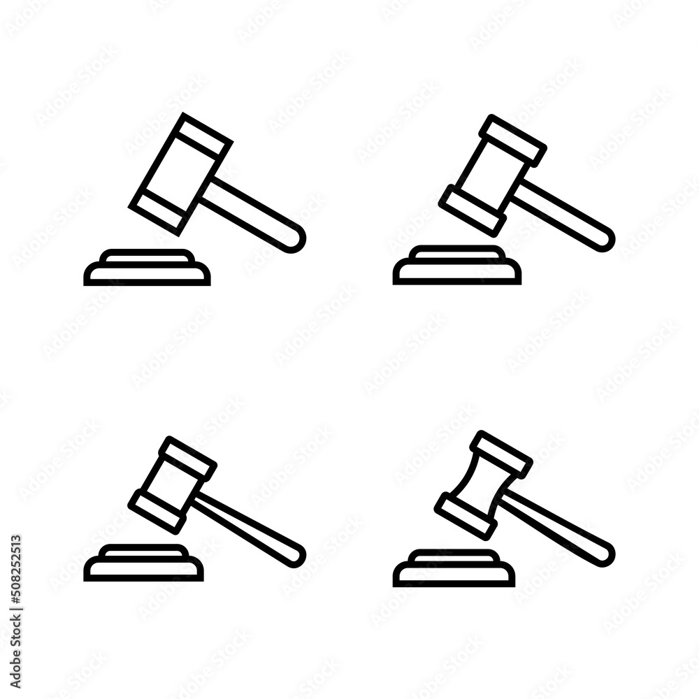 Gavel icon vector. judge gavel sign and symbol. law icon. auction hammer Gavel icon vector. judge gavel sign and symbol. law icon. auction hammer