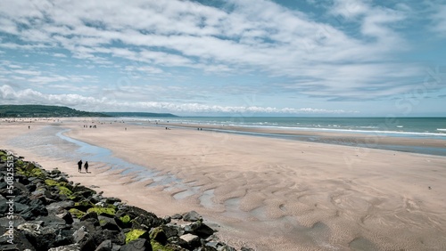 Plage de Deauville, Normandie, France