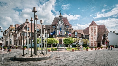 Fototapeta Naklejka Na Ścianę i Meble -  Mairie de Deauville, Normandie, France 