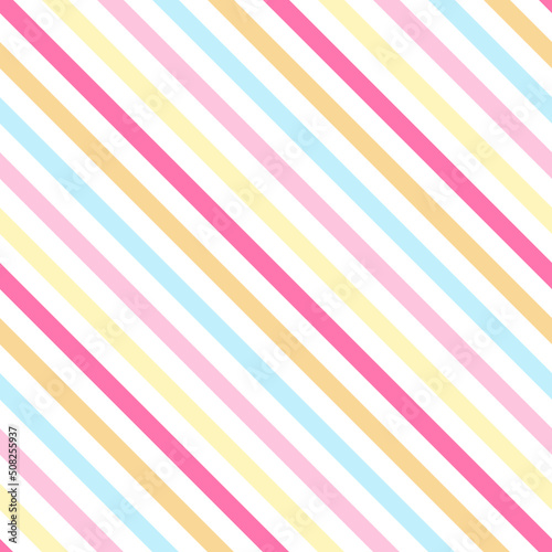Sweet Pastel Summer Stripes