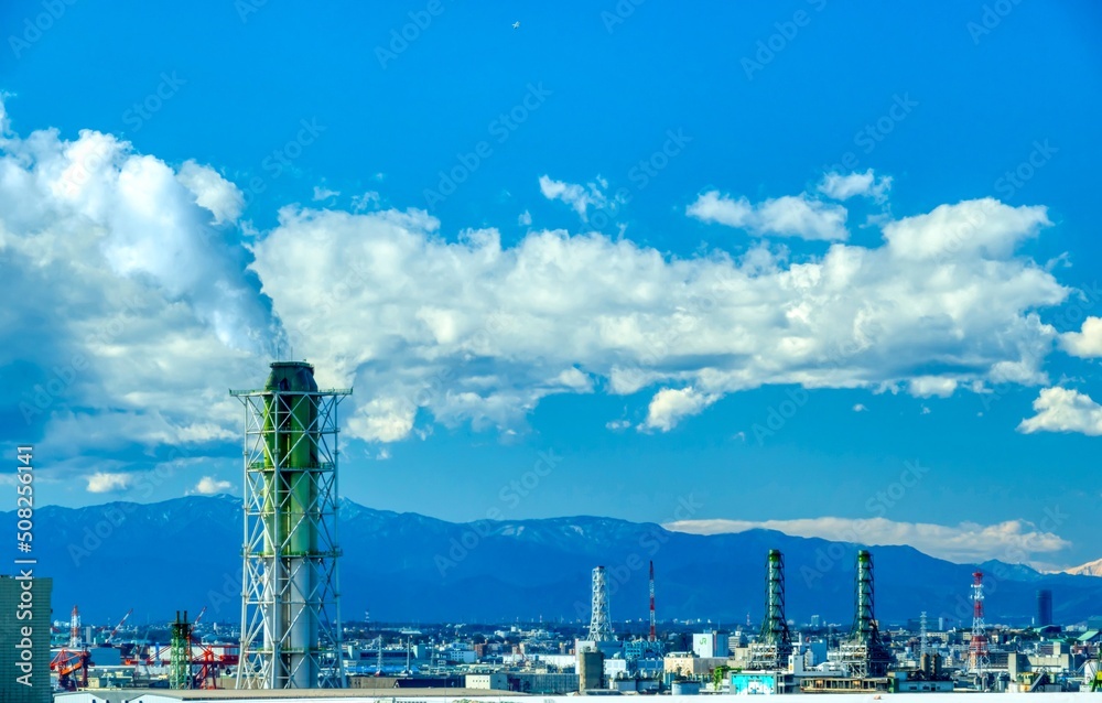 Fototapeta premium 京浜工業地帯 