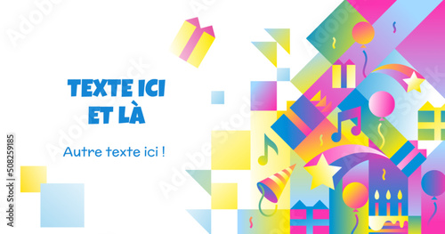 carte anniversaire modifiable