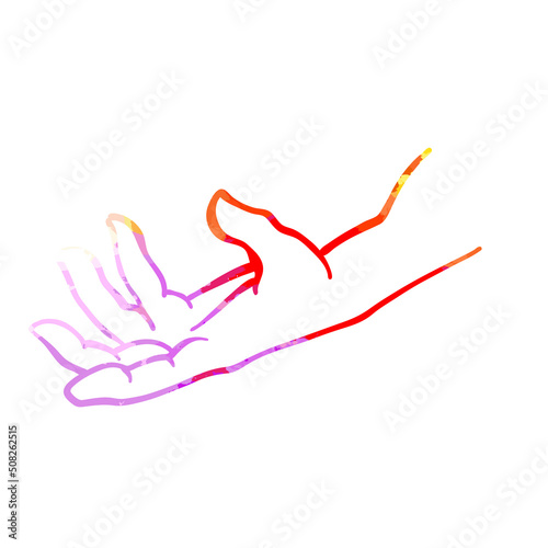 creative hand expression