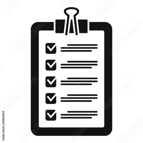 To do list expertise icon simple vector. Quality expert