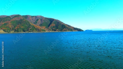 空撮　琵琶湖
