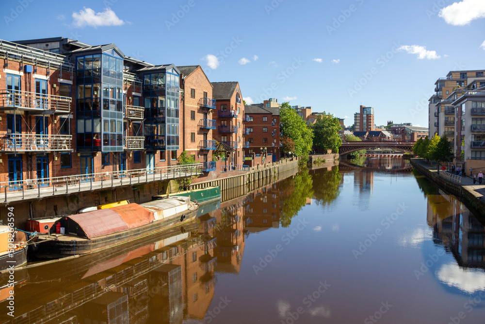 Leeds/England - September 22nd 2012: Leeds Liverpool Canal