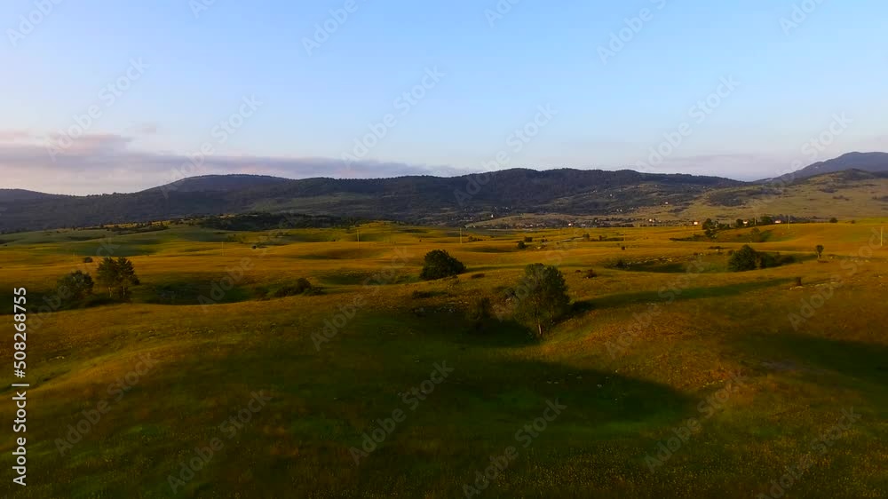 Aerial shot of the beautifull sinkholes in Smoljana, Bosnia and Herzegovina Aerial shot of the beautifull sinkholes in Smoljana, Bosnia and Herzegovina