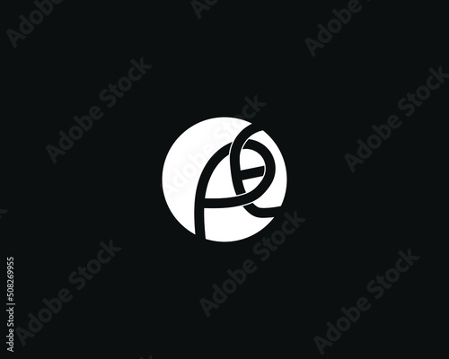 creative letter PE logo design vector