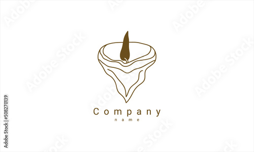 logo candle template