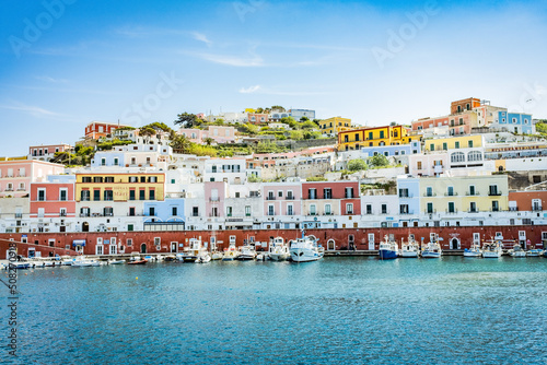 Tableau sur toile Il Porto Borbonico di Ponza