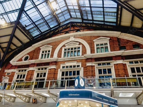 Inside the Liverpool Street Station in London, England 