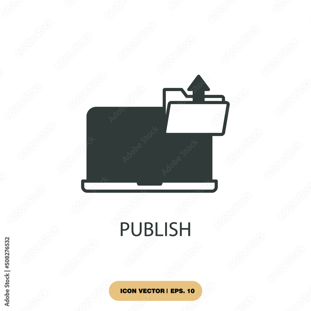 publish icons symbol vector elements for infographic web publish icons symbol vector elements for infographic web