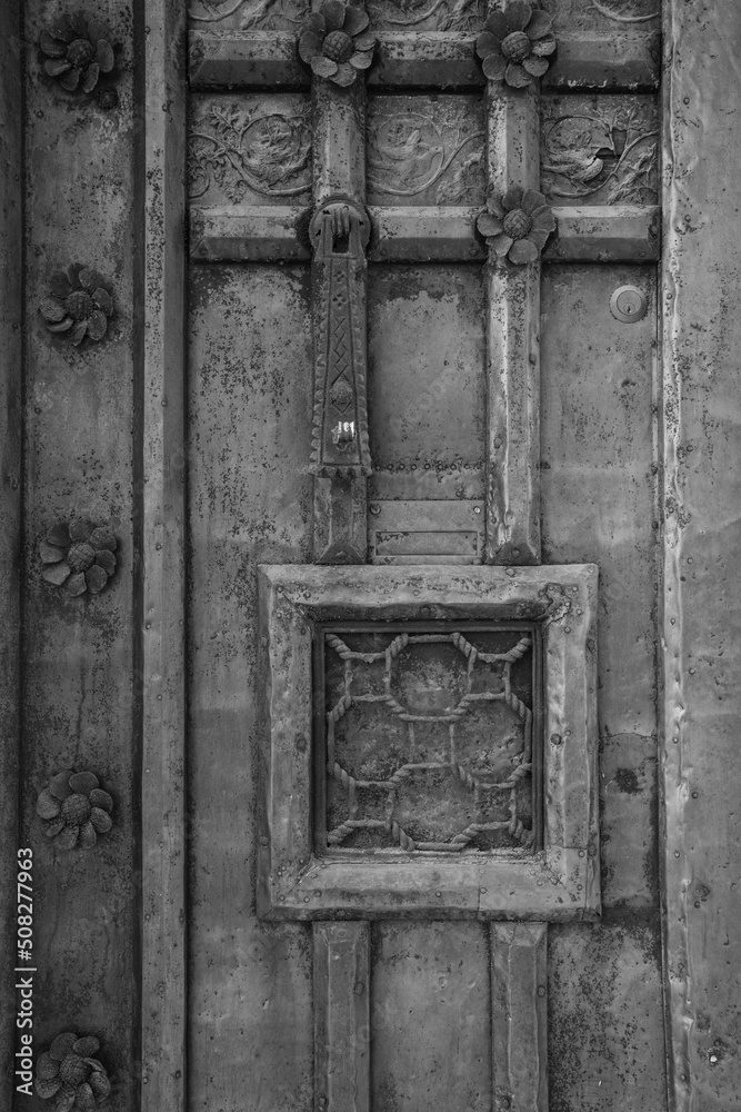 ancient old Italian door 