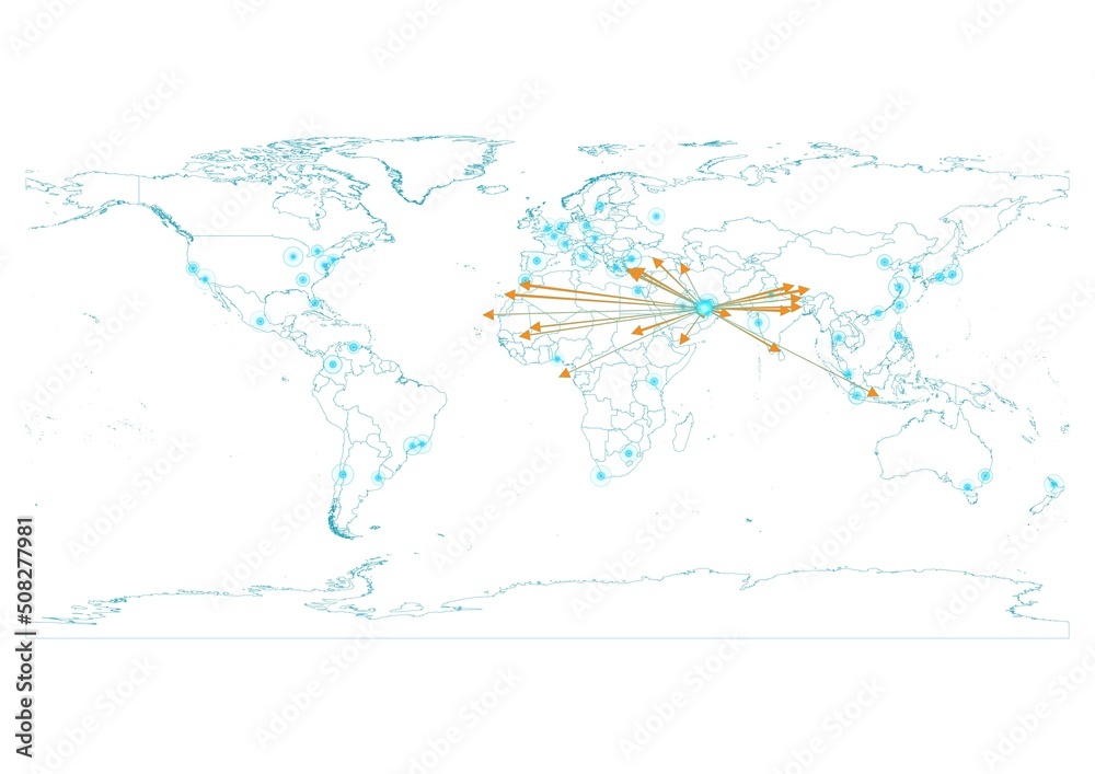 United Arab Emirates map, export concept map for United Arab Emirates on white background suitable for export concepts. File is suitable for digital editing and large size prints. United Arab Emirates map, export concept map for United Arab Emirates on white background suitable for export concepts. File is suitable for digital editing and large size prints.
