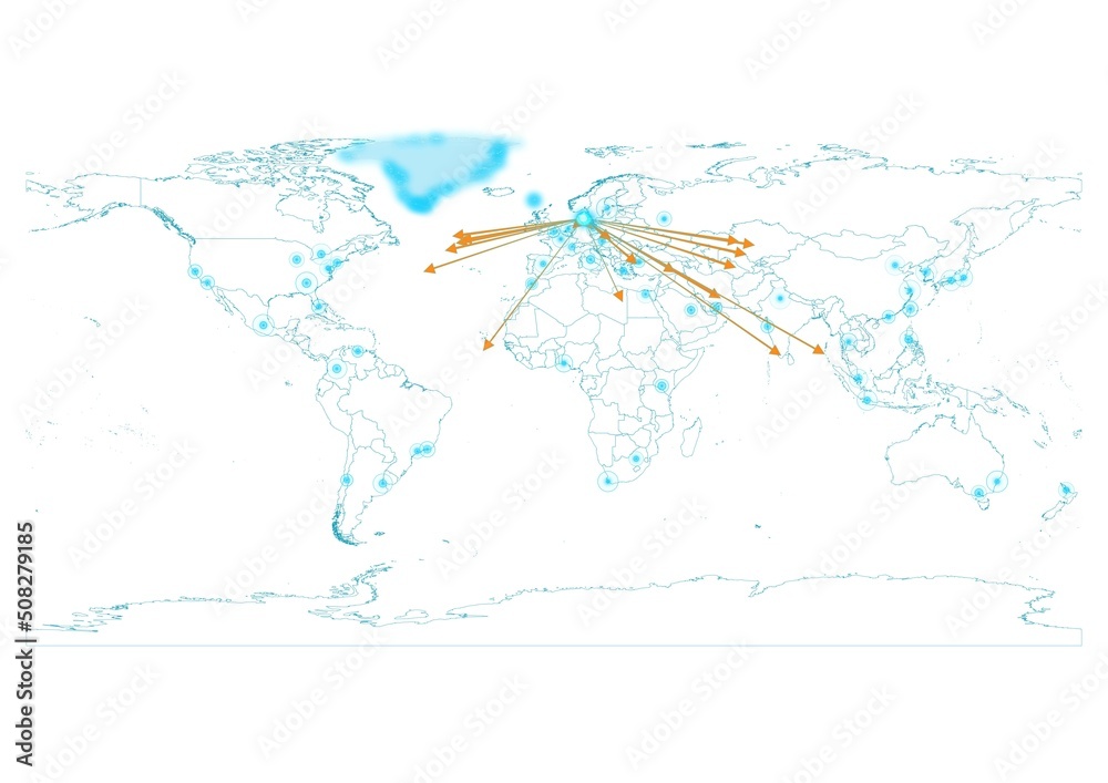 Denmark map, export concept map for Denmark on white background suitable for export concepts. File is suitable for digital editing and large size prints. Denmark map, export concept map for Denmark on white background suitable for export concepts. File is suitable for digital editing and large size prints.