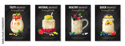 Overnight Oats Poster Set