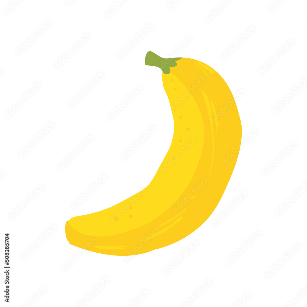 flat fresh banana design