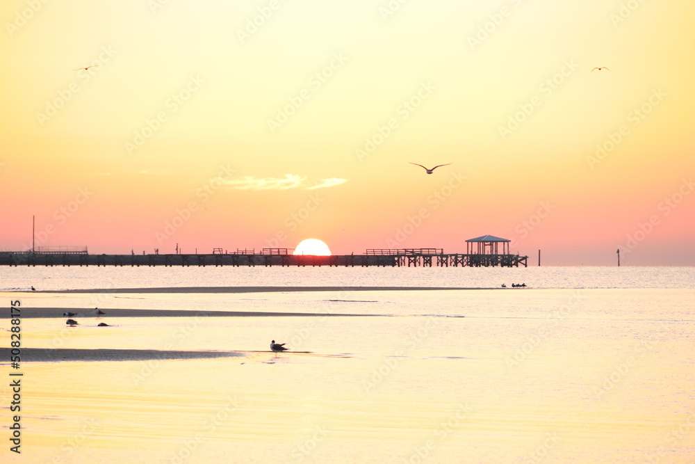 Sunrise over the gulf