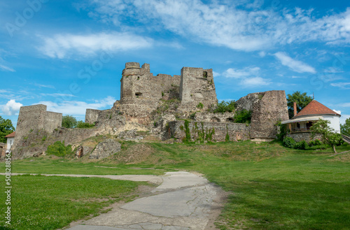 Ruins of the Levice Castle. Levicky hrad, Slovakia.