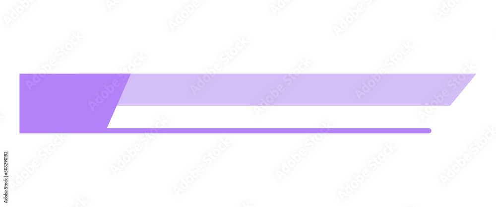 rectangle headline title