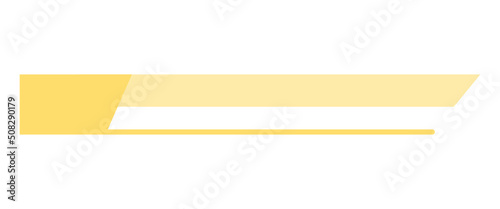 rectangle headline title