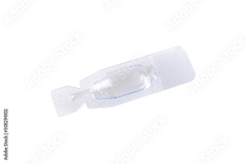 Rapid Antigen Test kit COVID-19 testing isolated​ on​ white​ background
