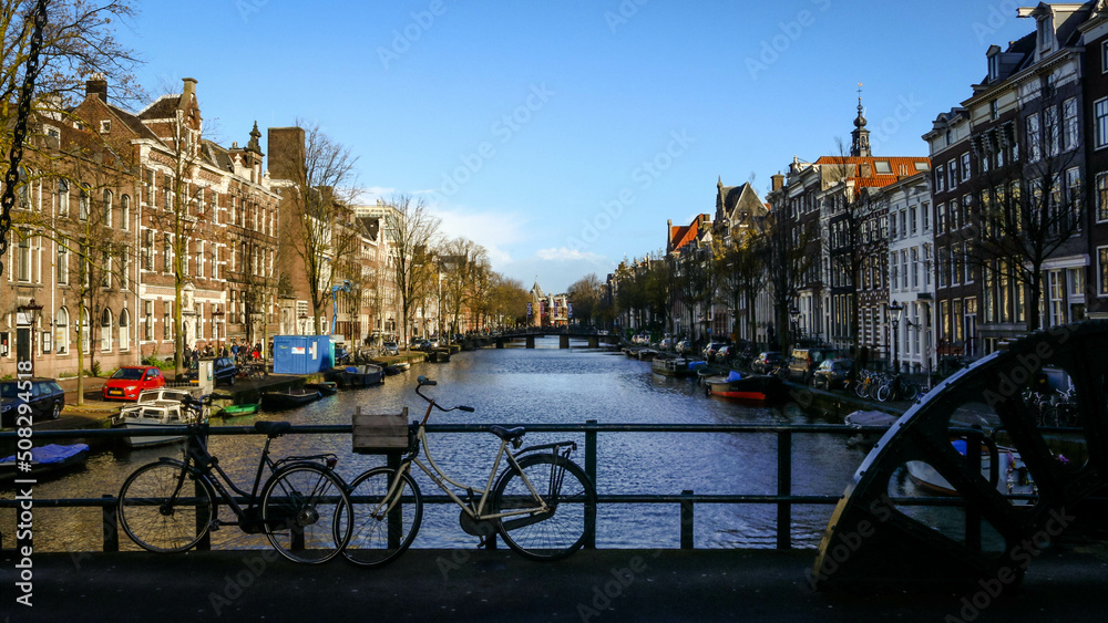 Views from the city of Amsterdam, the Netherlands