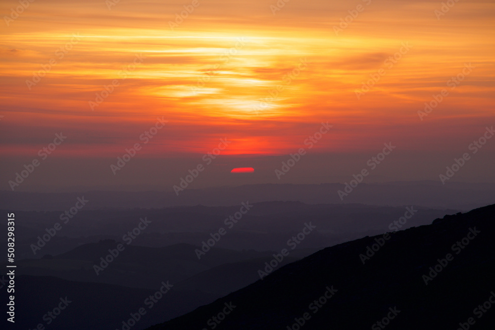 lever de soleil montagne