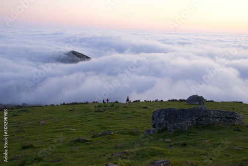 lever de soleil montagne