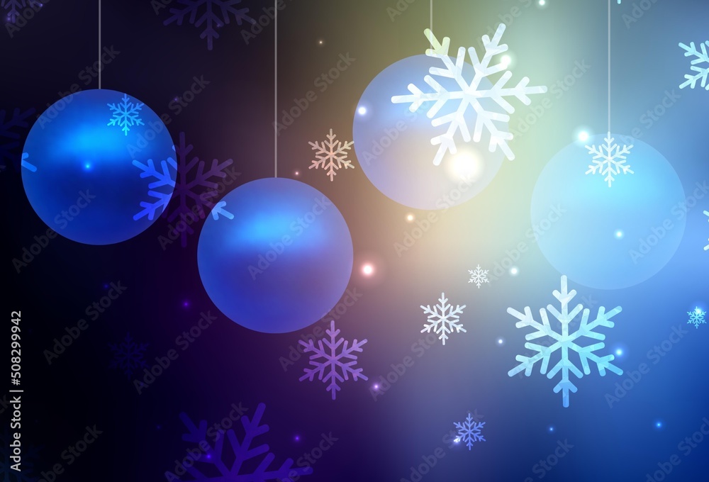 Dark Blue, Yellow vector template in carnival style. Dark Blue, Yellow vector template in carnival style.
