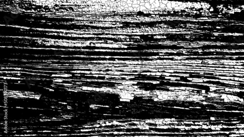 Damaged grungy rural stained derelict oak ranch planks of country barn.Old dirty ragged battered exterior wooden rot panel parquet.Retro rustic aged lumber hard laths fence for 3D siding grunge design