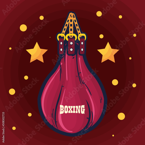 boxing bag card