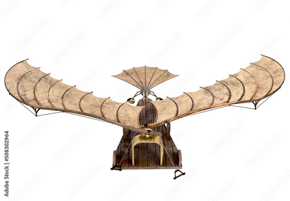 Aircraft, flying machine Leonardo do Vinci, wallpapers frontal view and ...