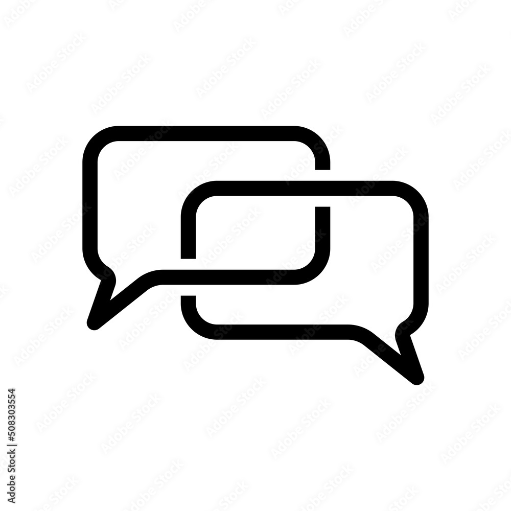 Naklejka premium Speech bubble icon