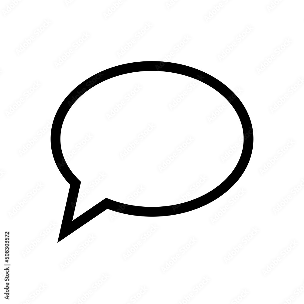 Bubble speech icon Bubble speech icon