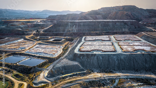 Solvent extraction plant at Skouriotissa copper mine in Cyprus photo