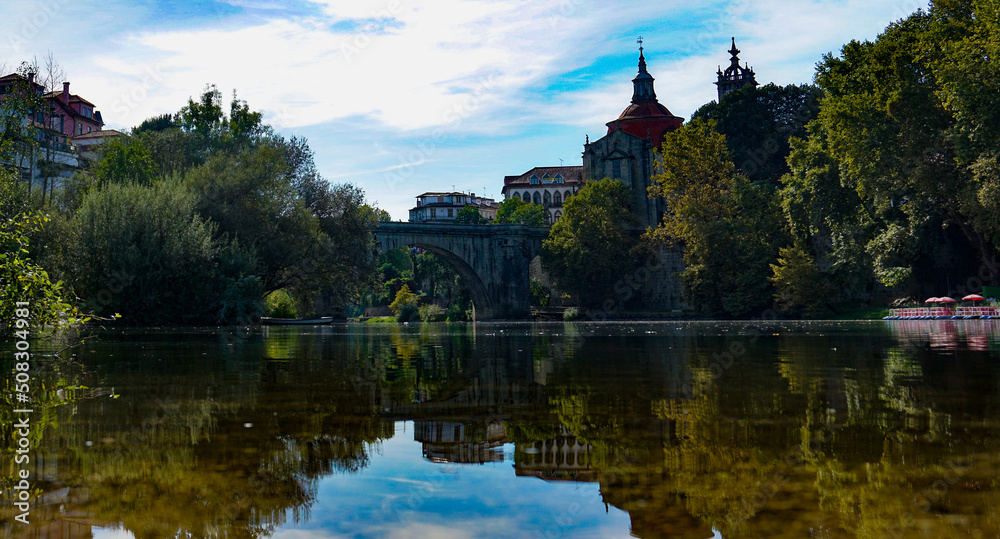 Old castle above the river