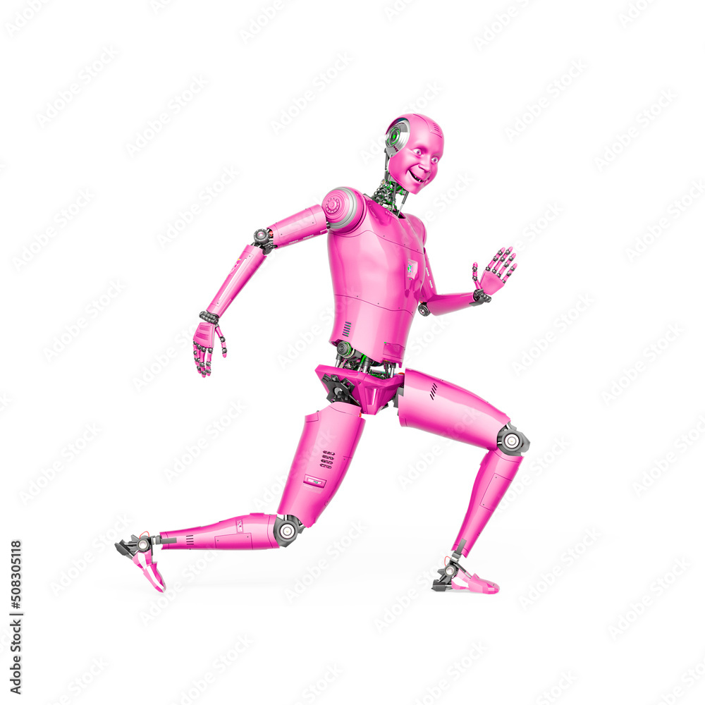 almost human cyberman is doing a robot dance