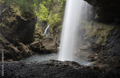 Berglist  ber waterfall in Switzerland near Linthal and Klausenpass